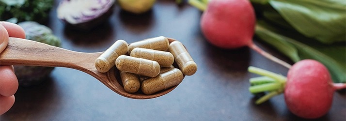 Chiropractic Shelby Charter Township MI Supplements Supplements on a spoon.