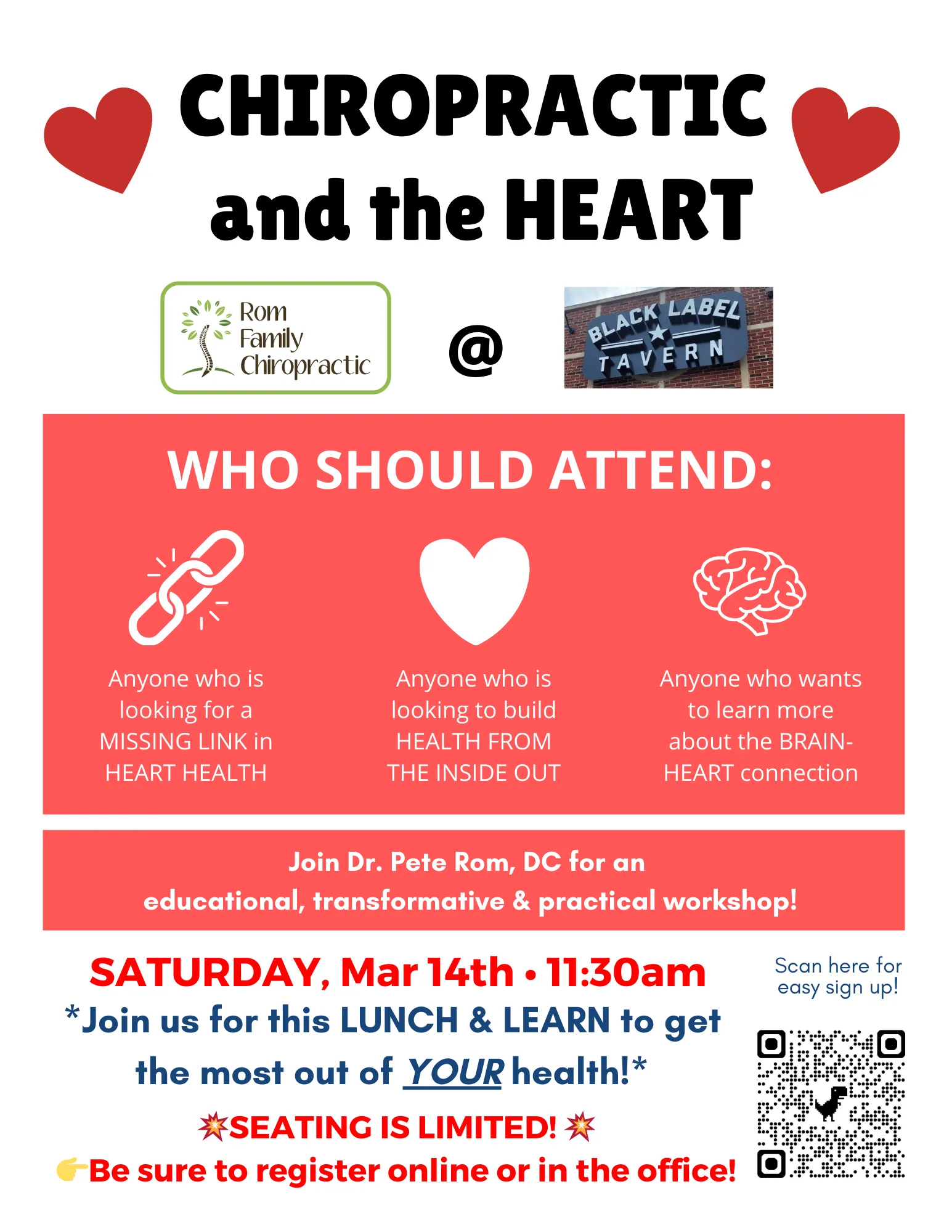 Chiro Heart March Event